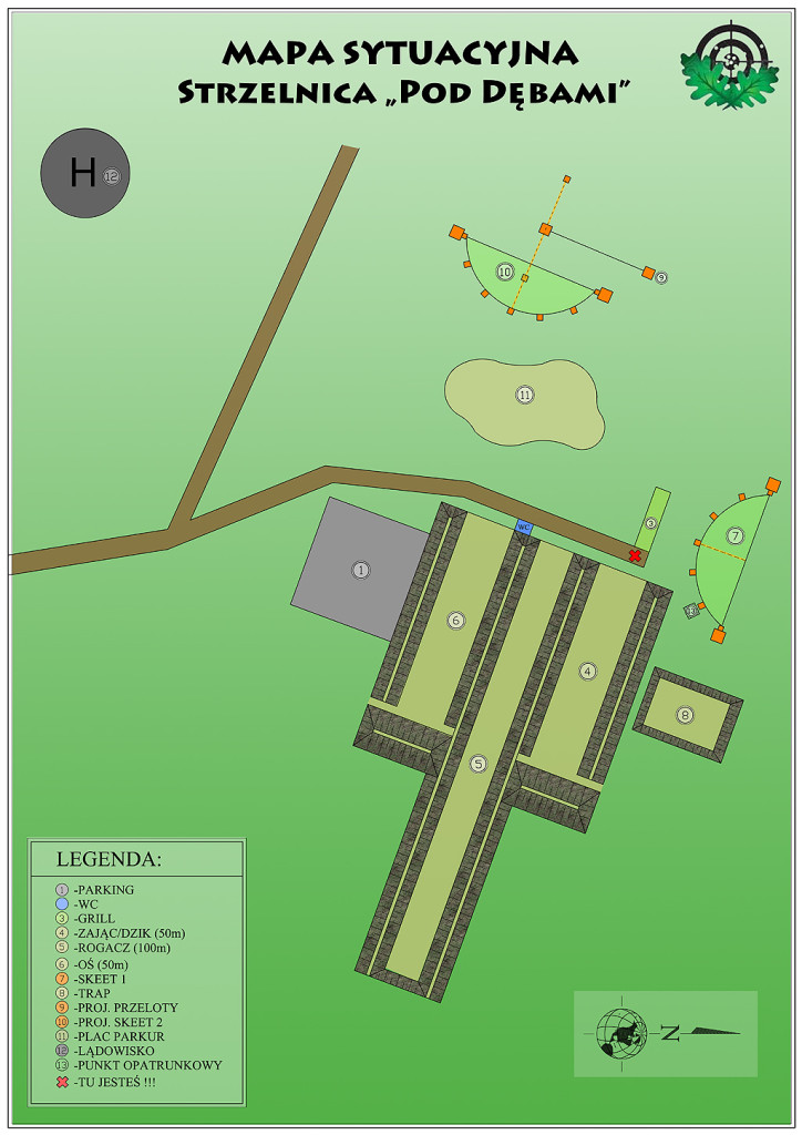 strzelnica plan